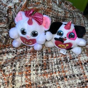 Rainbocorns Zuru Nala Dalmatian Sparkle Heart Surprise Dog Mouse Plush 5" lot